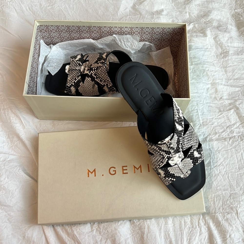 Snake Skin print Sandal